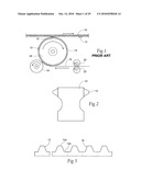 Methods and apparatus for application of nested zero waste ear to traveling web diagram and image