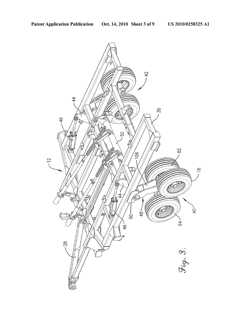 Walking Beam Assembly and Lift System for Tillage Implements - diagram, schematic, and image 04