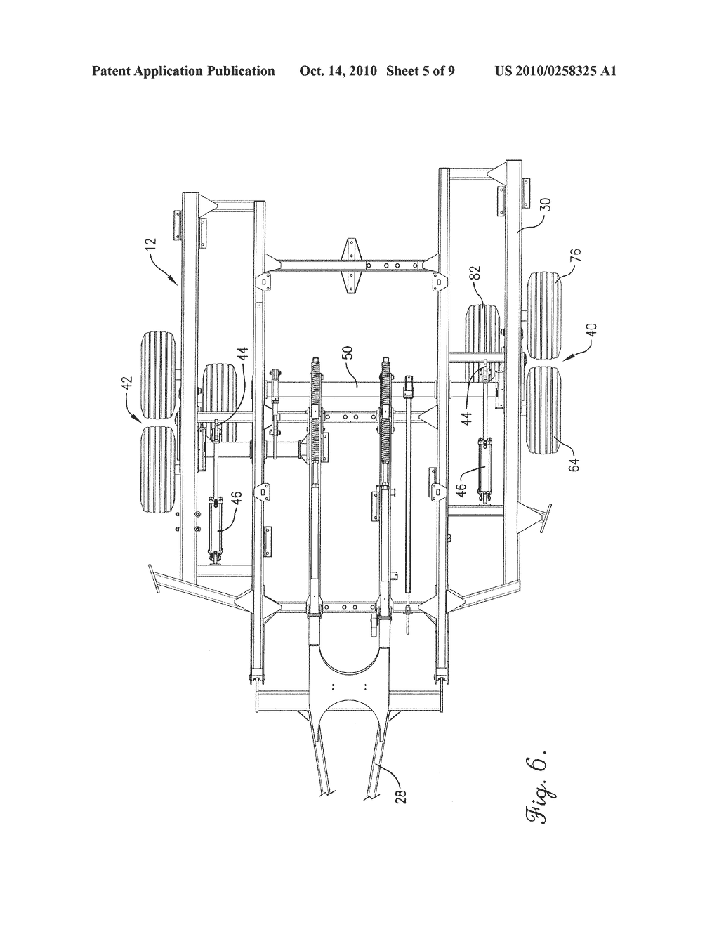 Walking Beam Assembly and Lift System for Tillage Implements - diagram, schematic, and image 06