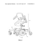 POWERED WHEELCHAIR CONFIGURATIONS AND RELATED METHODS OF USE diagram and image