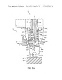 FASTENER DRIVING DEVICE WITH CONTACT TRIP HAVING AN ELECTRICAL ACTUATOR diagram and image