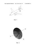 PRESSURE BULKHEAD MADE OF COMPOSITE MATERIAL FOR AN AIRCRAFT diagram and image