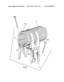 Support for tubing and method of using same diagram and image