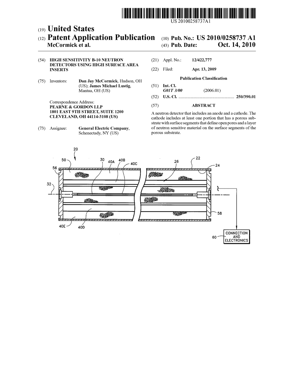 HIGH SENSITIVITY B-10 NEUTRON DETECTORS USING HIGH SURFACE AREA INSERTS - diagram, schematic, and image 01