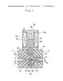 Slide type valve diagram and image