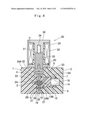 Slide type valve diagram and image