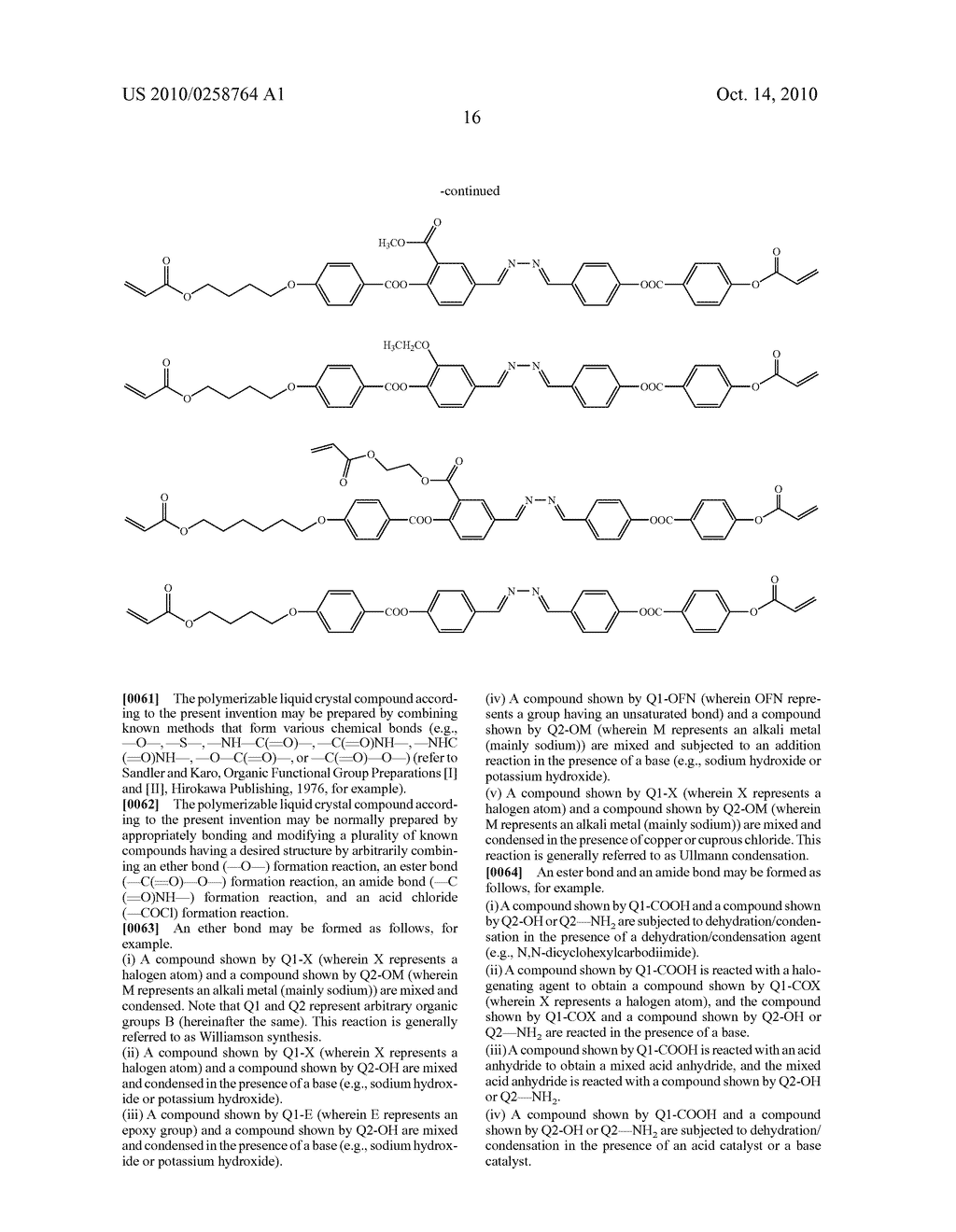 POLYMERIZABLE LIQUID CRYSTAL COMPOUND, POLYMERIZABLE LIQUID CRYSTAL COMPOSITION, LIQUID CRYSTALLINE POLYMER, AND OPTICAL ANISOTROPIC ARTICLE - diagram, schematic, and image 17