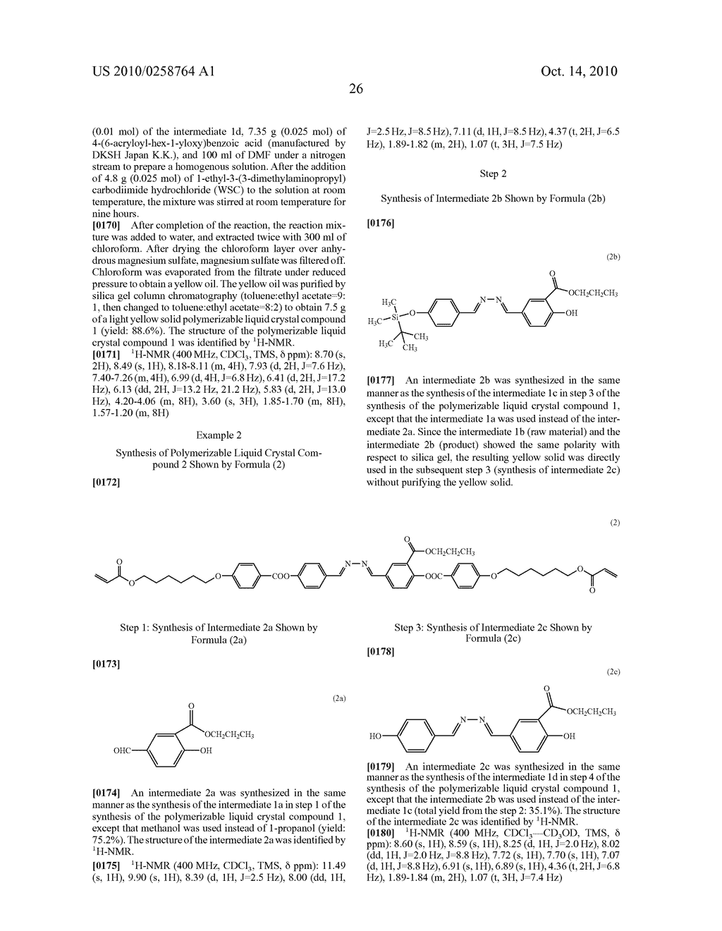 POLYMERIZABLE LIQUID CRYSTAL COMPOUND, POLYMERIZABLE LIQUID CRYSTAL COMPOSITION, LIQUID CRYSTALLINE POLYMER, AND OPTICAL ANISOTROPIC ARTICLE - diagram, schematic, and image 27