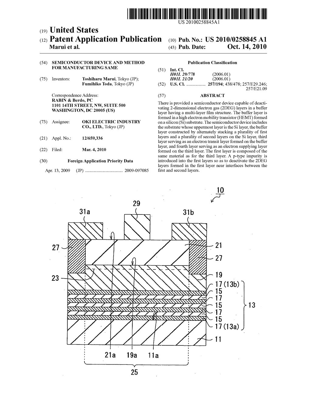 Semiconductor device and method for manufacturing same - diagram, schematic, and image 01