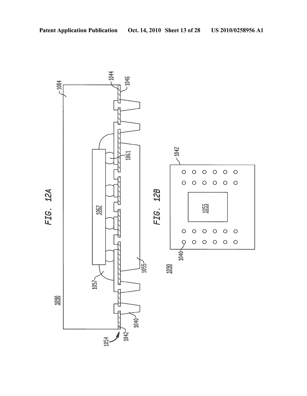 MICROELECTRONIC PACKAGES AND METHODS THEREFOR - diagram, schematic, and image 14