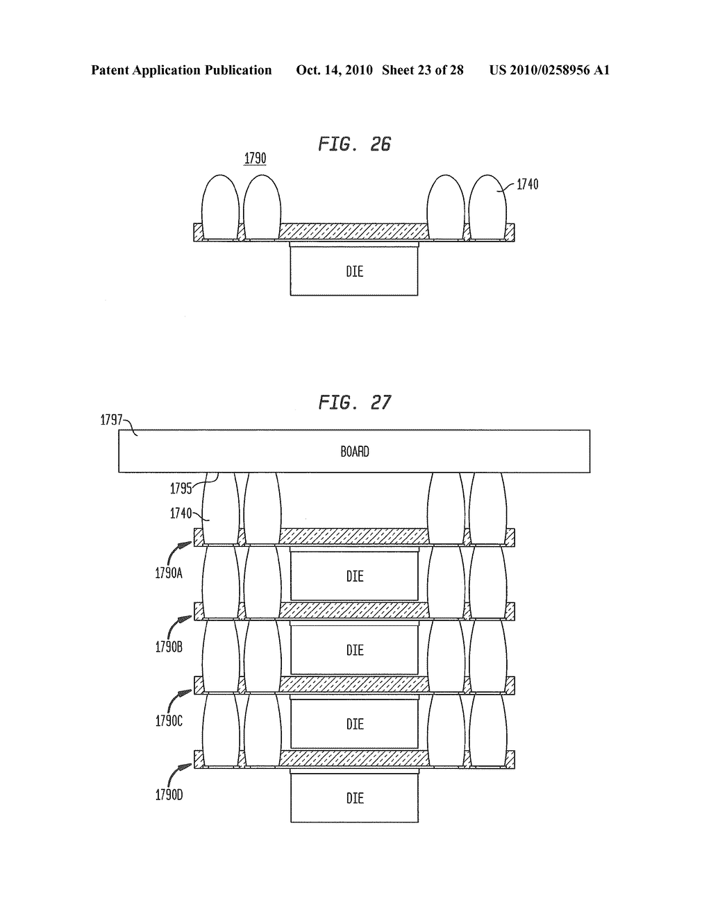 MICROELECTRONIC PACKAGES AND METHODS THEREFOR - diagram, schematic, and image 24