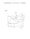 MOUNTING STRUCTURE OF SIDE-IMPACT-RESISTANT RESIN-MADE SHOCK ABSORBING MEMBER diagram and image