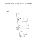 MOUNTING STRUCTURE OF SIDE-IMPACT-RESISTANT RESIN-MADE SHOCK ABSORBING MEMBER diagram and image