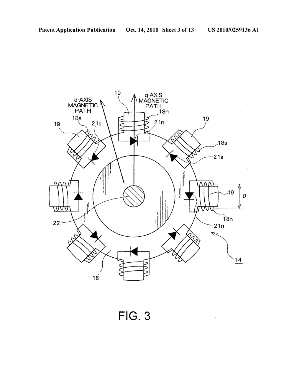 ROTARY ELECTRIC MACHINE AND DRIVING CONTROLLER FOR ROTARY ELECTRIC MACHINE - diagram, schematic, and image 04