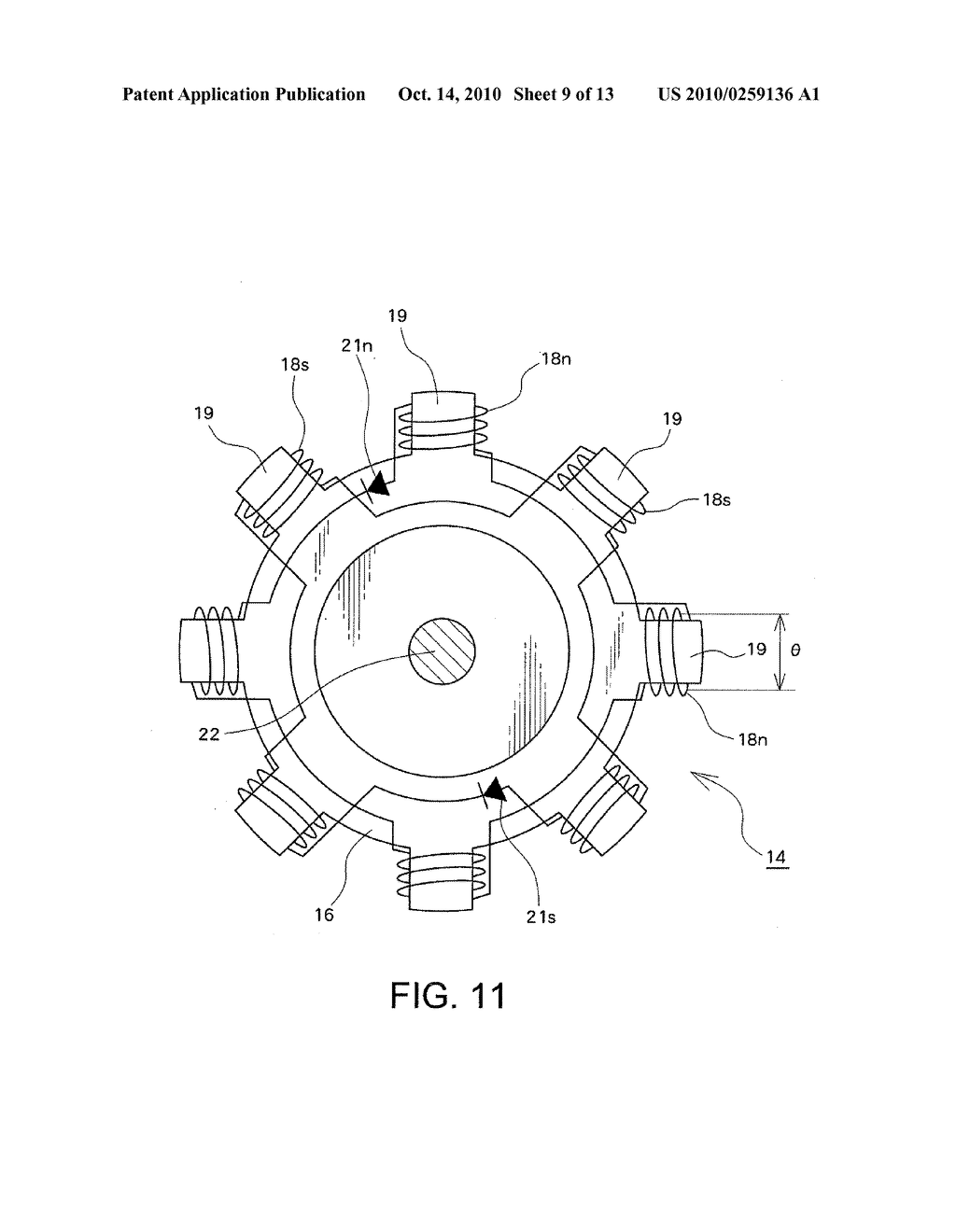 ROTARY ELECTRIC MACHINE AND DRIVING CONTROLLER FOR ROTARY ELECTRIC MACHINE - diagram, schematic, and image 10