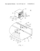 COMPUTER ENCLOSURE WITH POWER SUPPLY CHASSIS diagram and image