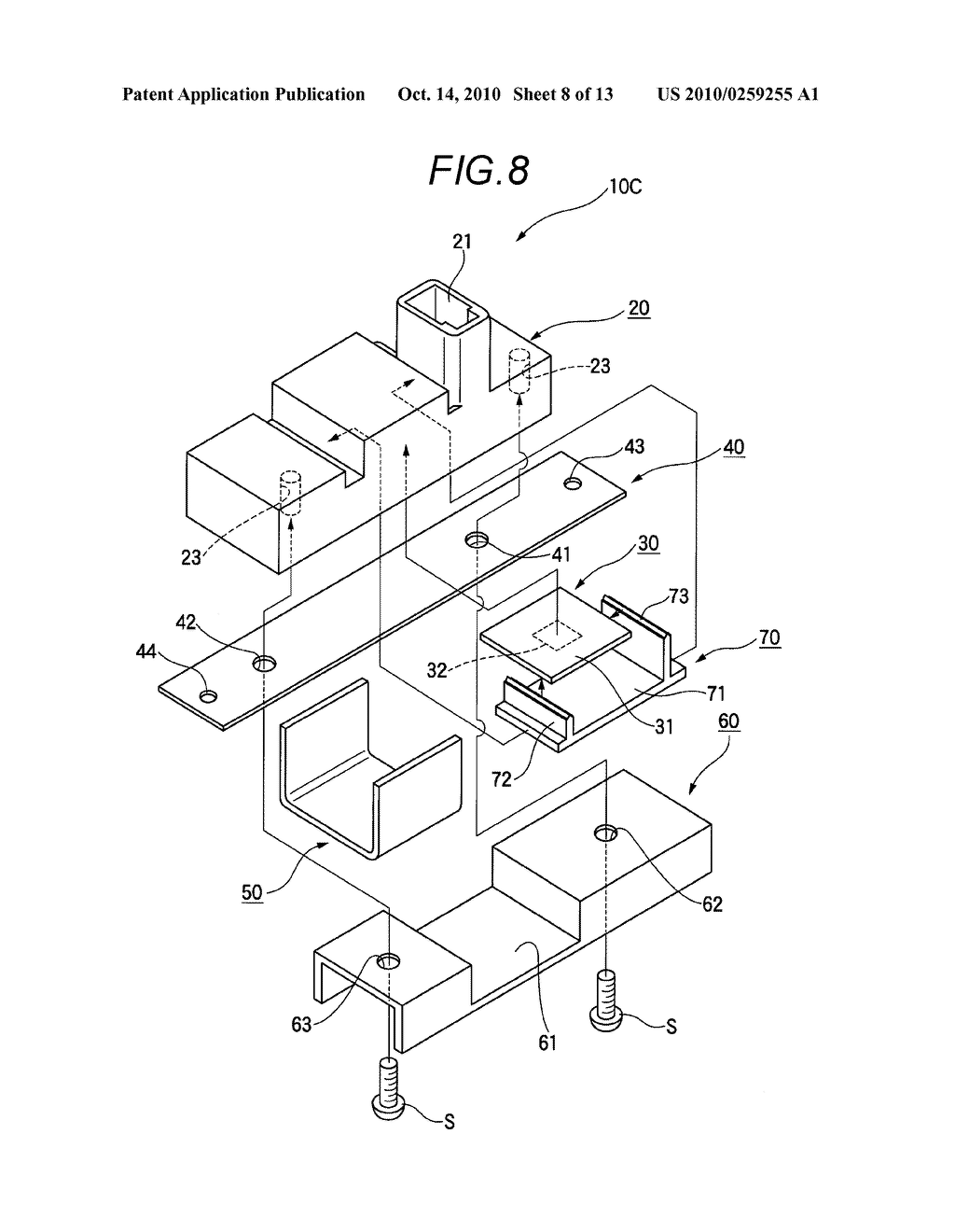 ASSEMBLING STRUCTURE OF CURRENT DETECTION APPARATUS - diagram, schematic, and image 09