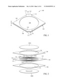 LOW PROFILE LAYERED COIL AND CORES FOR MAGNETIC COMPONENTS diagram and image