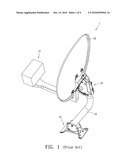 ANGLE ADJUSTMENT APPARATUS OF DISH ANTENNA AND DISH ANTENNA USING THE SAME diagram and image