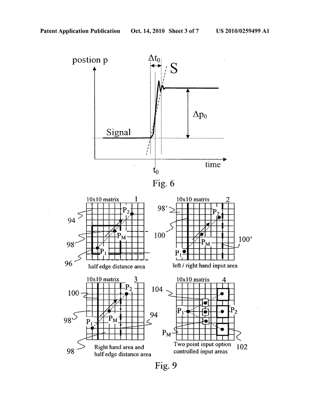 Method and device for recognizing a dual point user input on a touch based user input device - diagram, schematic, and image 04