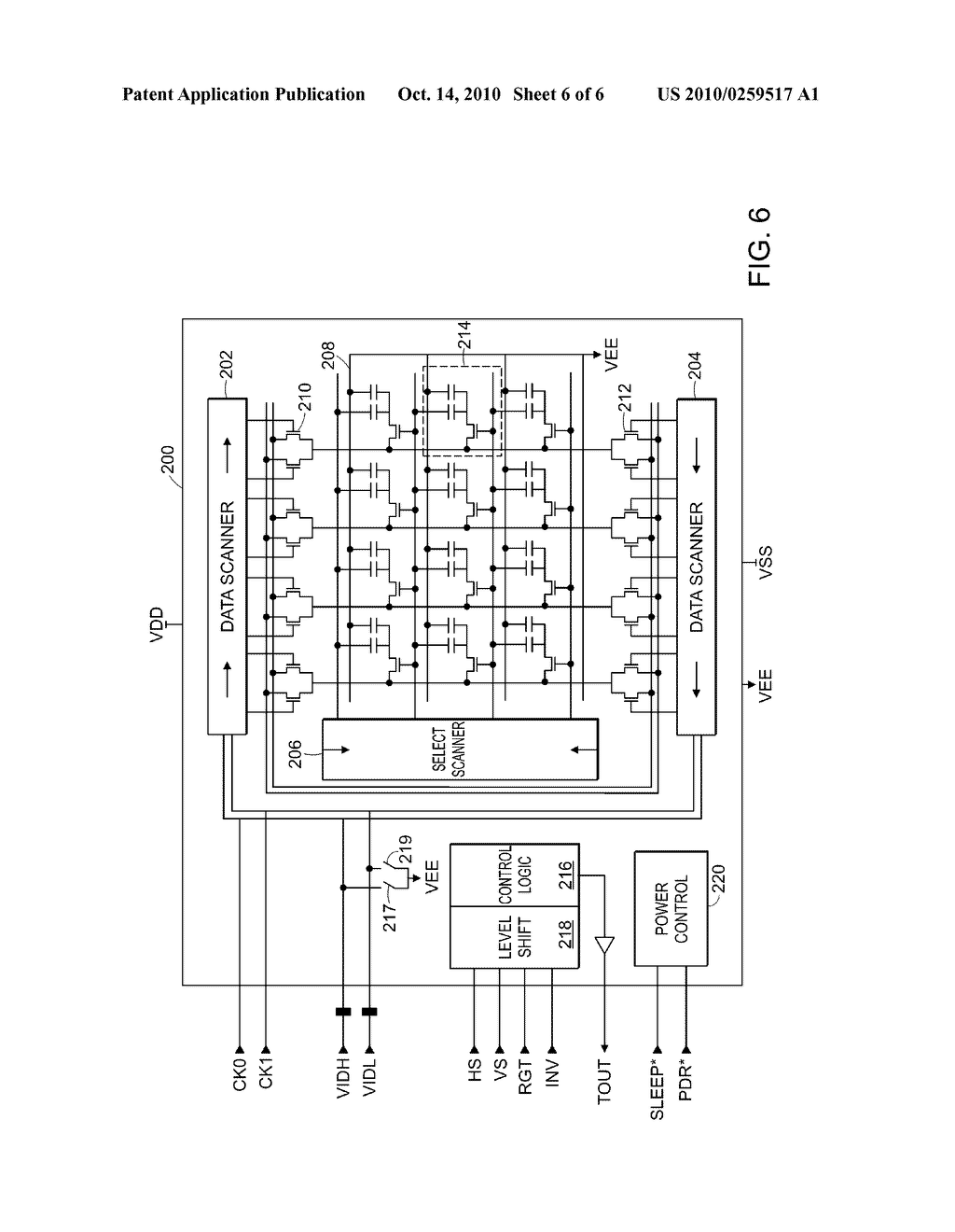 Display System with Single Crystal Si Thin Film Transistors - diagram, schematic, and image 07