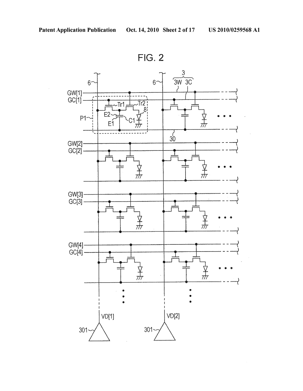 ELECTRO-OPTIC DEVICE, DRIVING METHOD THEREOF AND ELECTRONIC DEVICE - diagram, schematic, and image 03