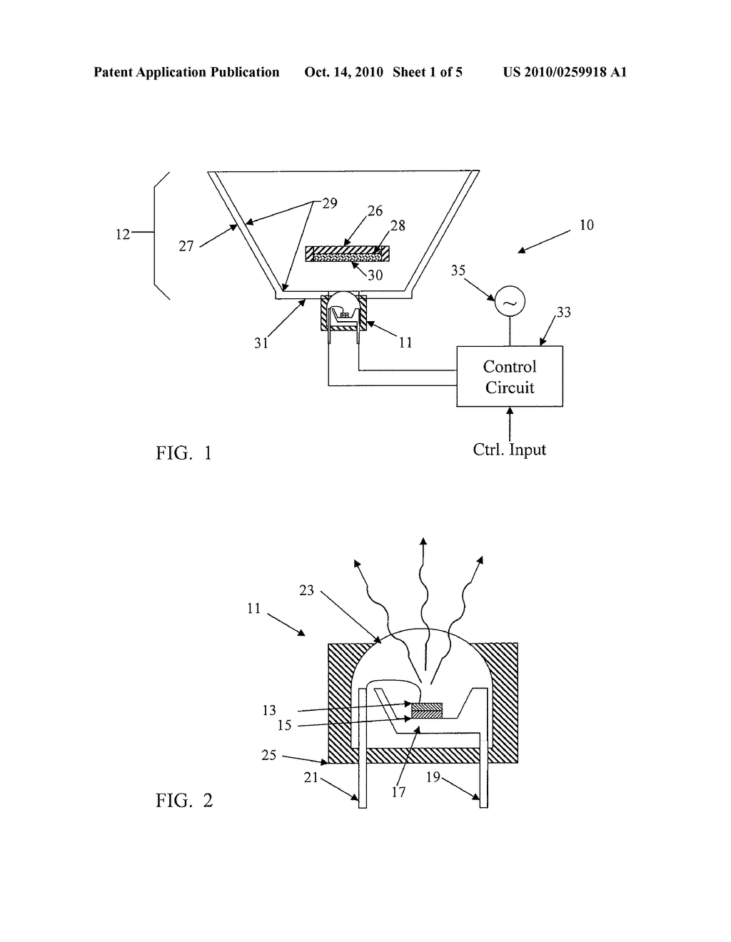 SOLID STATE LIGHTING SYSTEM WITH OPTIC PROVIDING OCCLUDED REMOTE PHOSPHOR - diagram, schematic, and image 02