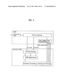 HOST DEVICE INTERFACE WITH A POINT OF DEPLOYMENT (POD) AND A METHOD OF PROCESSING BROADCAST DATA diagram and image