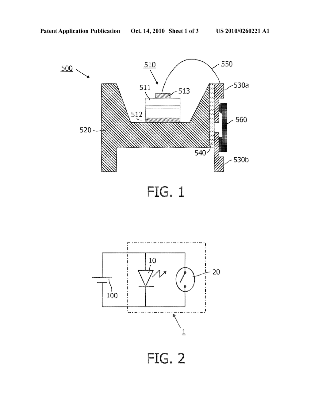 LIGHT EMITTING MODULE AND THERMAL PROTECTION METHOD - diagram, schematic, and image 02