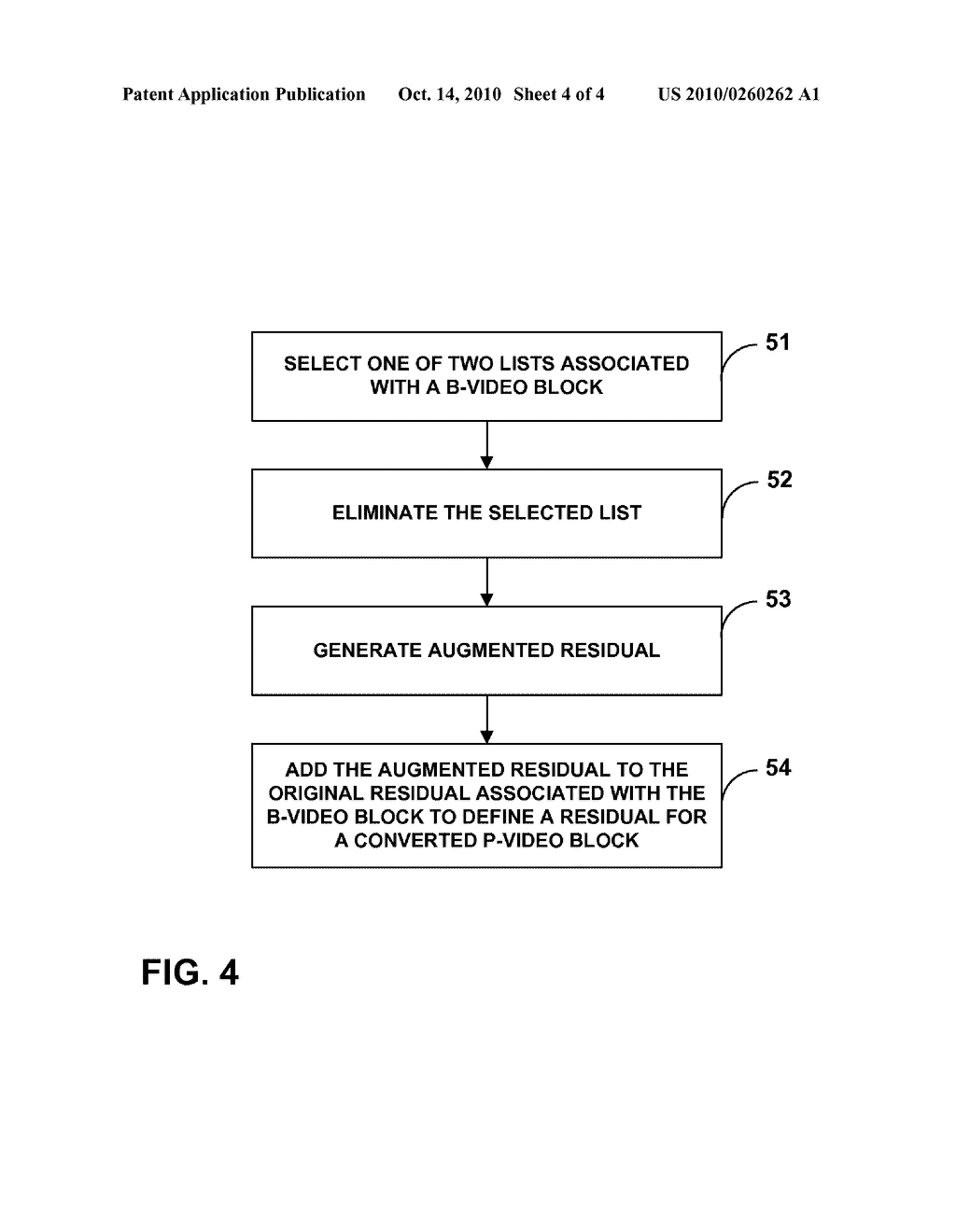 EFFICIENT TRANSCODING OF B-FRAMES TO P-FRAMES - diagram, schematic, and image 05