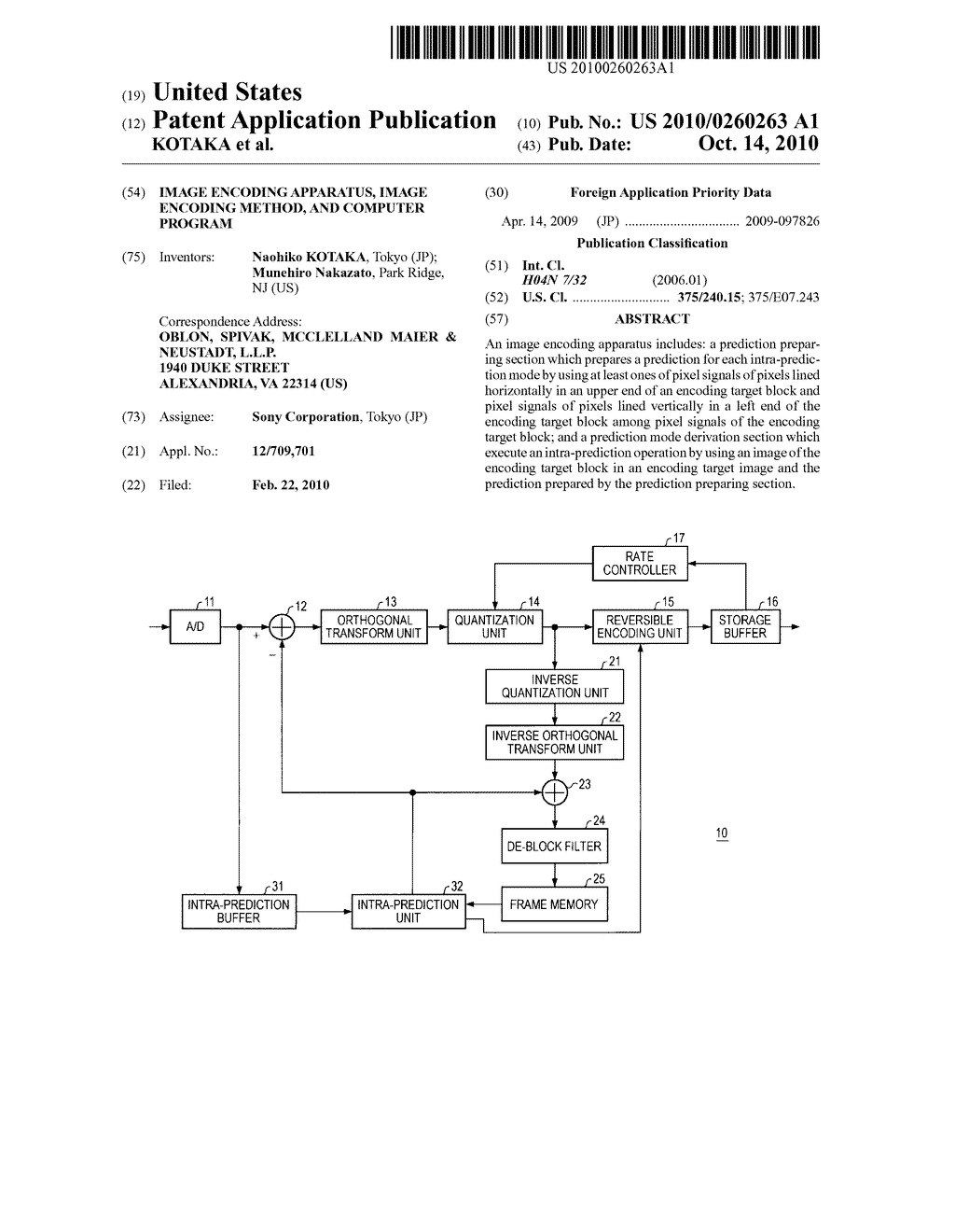 IMAGE ENCODING APPARATUS, IMAGE ENCODING METHOD, AND COMPUTER PROGRAM - diagram, schematic, and image 01