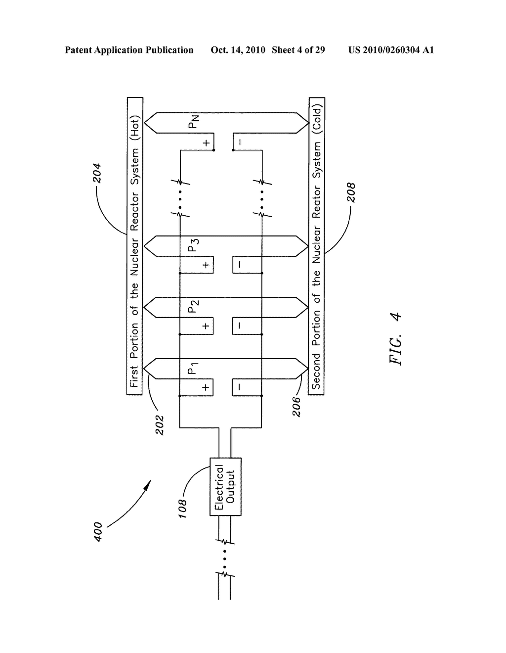 Method, system, and apparatus for the thermoelectric conversion of gas cooled nuclear reactor generated heat - diagram, schematic, and image 05