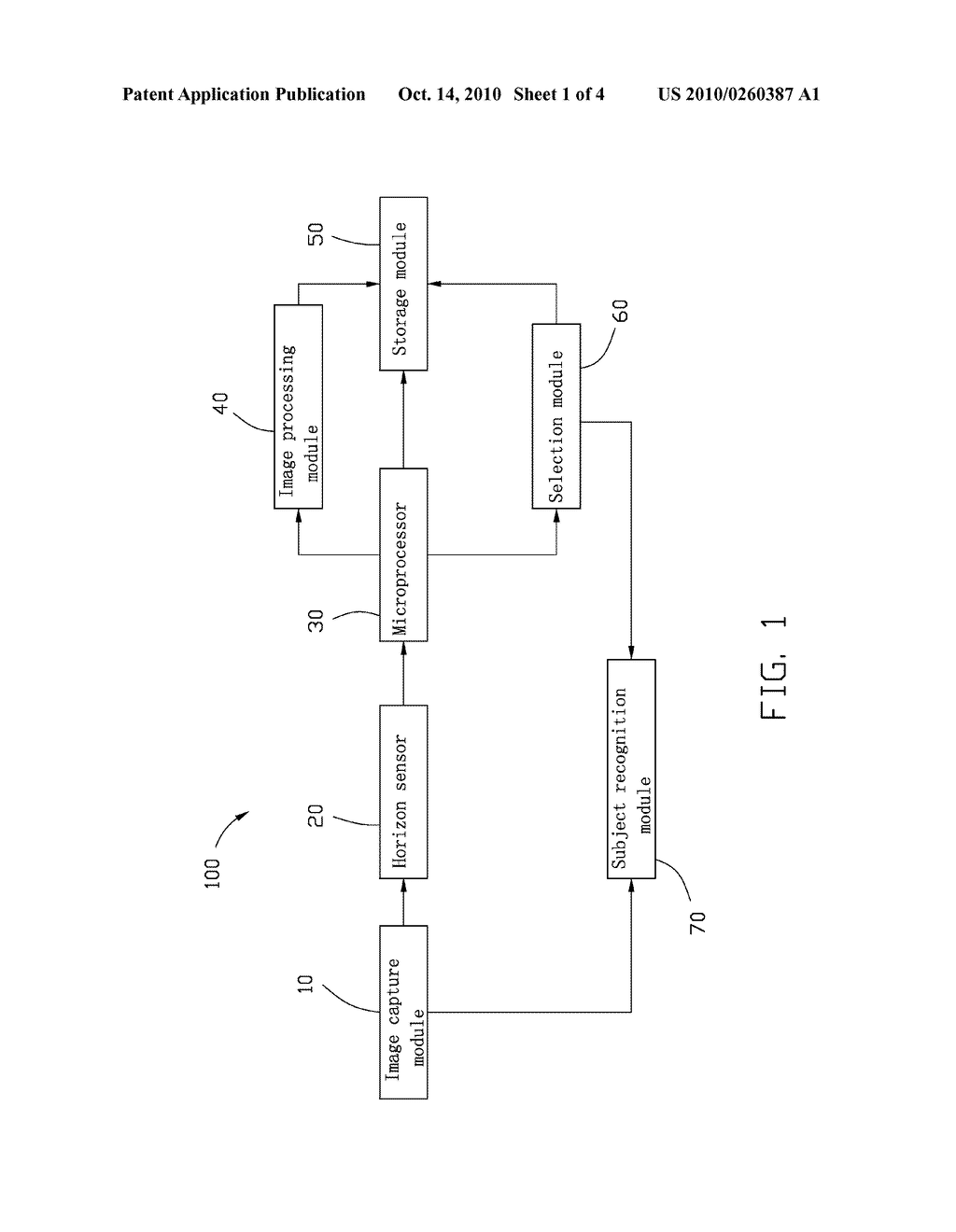 IMAGE CAPTURE DEVICE AND SUBJECT RECOGNITION METHOD USING THE SAME - diagram, schematic, and image 02