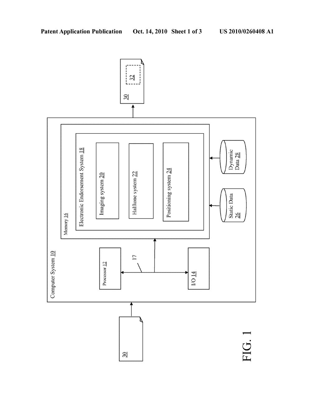 ELECTRONIC ENDORSEMENT OF CHECK IMAGES - diagram, schematic, and image 02