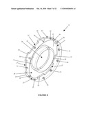 THRUST BEARING HAVING IMPROVED ROLLING PINS AND LEVELING PLATE ELEMENTS diagram and image