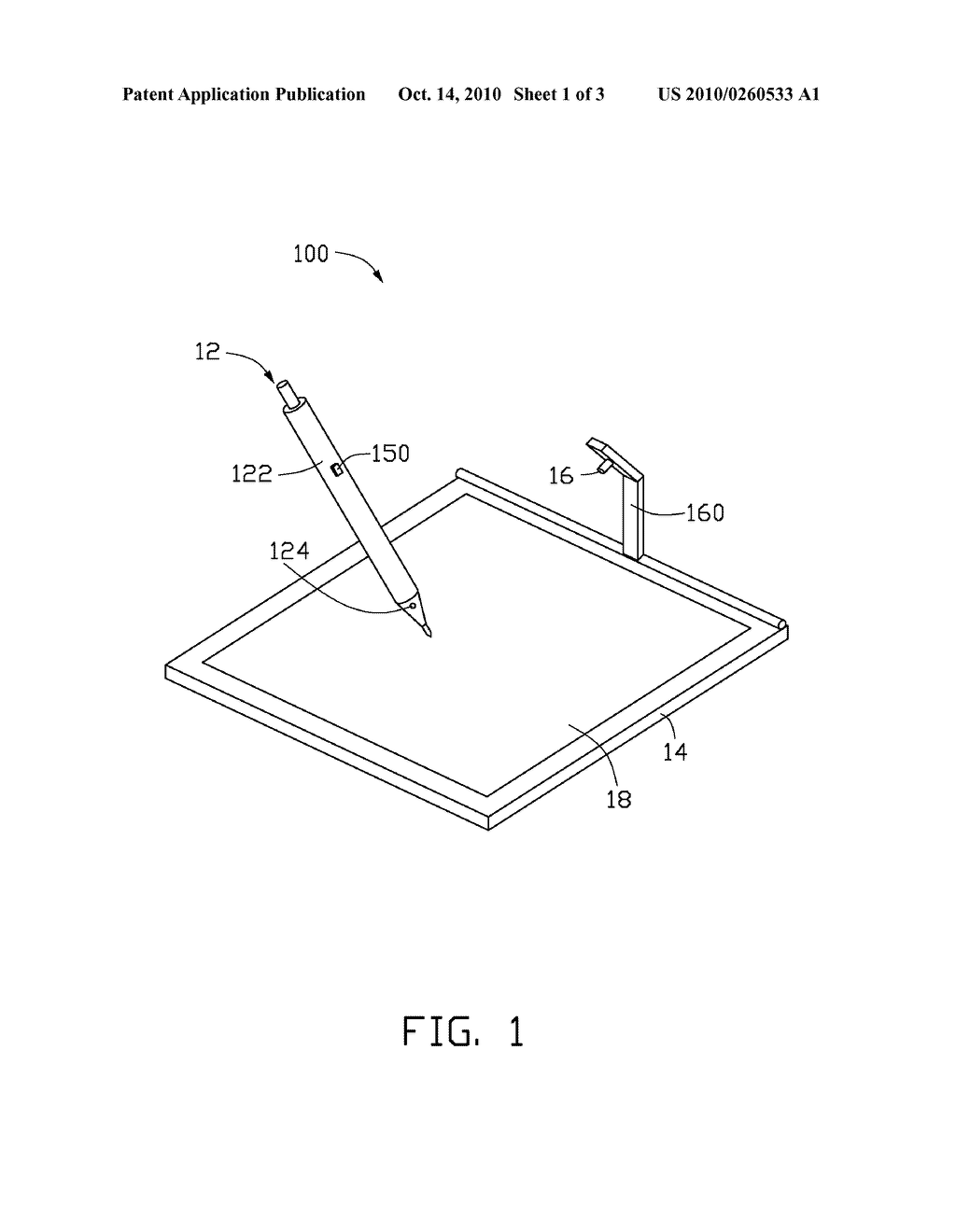 HAND-WRITING INPUT DEVICE AND HAND-WRITING INPUT SYSTEM - diagram, schematic, and image 02