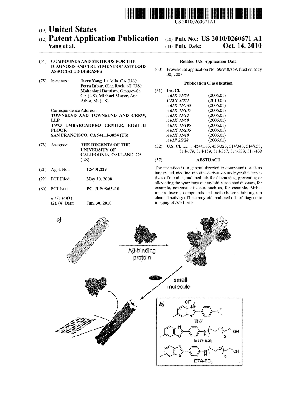 COMPOUNDS AND METHODS FOR THE DIAGNOSIS AND TREATMENT OF AMYLOID ASSOCIATED DISEASES - diagram, schematic, and image 01