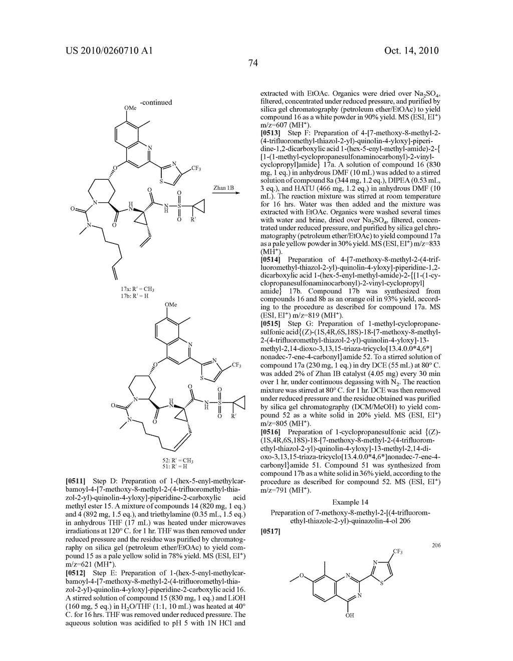 MACROCYCLIC SERINE PROTEASE INHIBITORS - diagram, schematic, and image 75