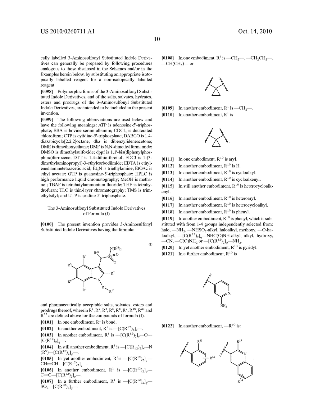 3-AMINOSULFONYL SUBSTITUTED INDOLE DERIVATIVES AND METHODS OF USE THEREOF - diagram, schematic, and image 11