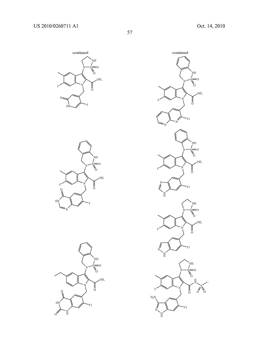3-AMINOSULFONYL SUBSTITUTED INDOLE DERIVATIVES AND METHODS OF USE THEREOF - diagram, schematic, and image 58