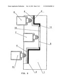 METHOD FOR PRODUCING A MOLDED PART COMPRISING DIFFERENT DECORATIVE ZONES diagram and image