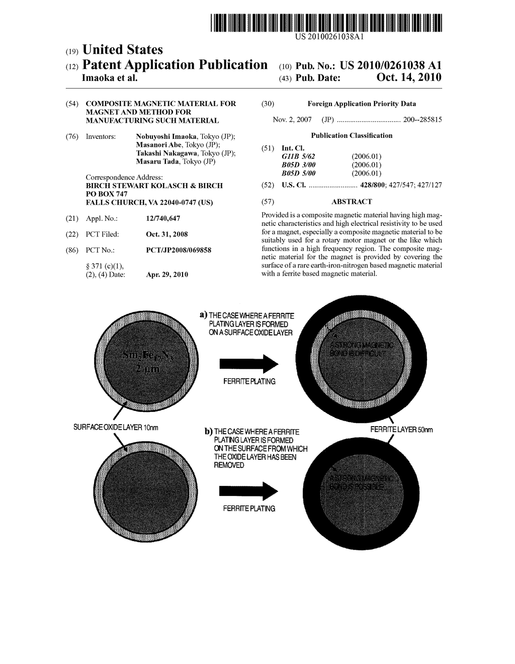 COMPOSITE MAGNETIC MATERIAL FOR MAGNET AND METHOD FOR MANUFACTURING SUCH MATERIAL - diagram, schematic, and image 01