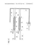 Method of reaction in flow channel of microchip and analysis device diagram and image