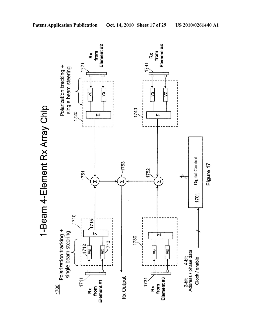 MULTI-BEAM ACTIVE PHASED ARRAY ARCHITECTURE - diagram, schematic, and image 18