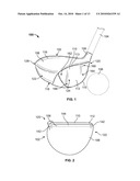 GOLF CLUB HEAD OR OTHER BALL STRIKING DEVICE HAVING STIFFENED FACE PORTION diagram and image