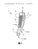 MULTI-MATERIAL GOLF CLUB HEAD diagram and image