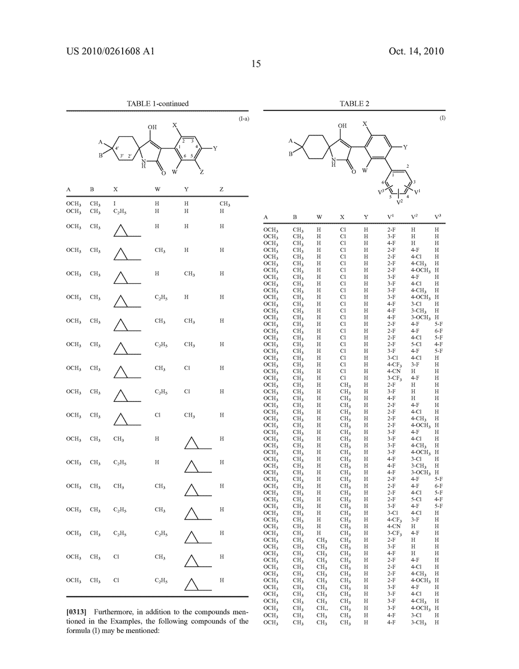 Geminal alkoxy/alkylspirocyclic substituted tetramate derivatives - diagram, schematic, and image 16