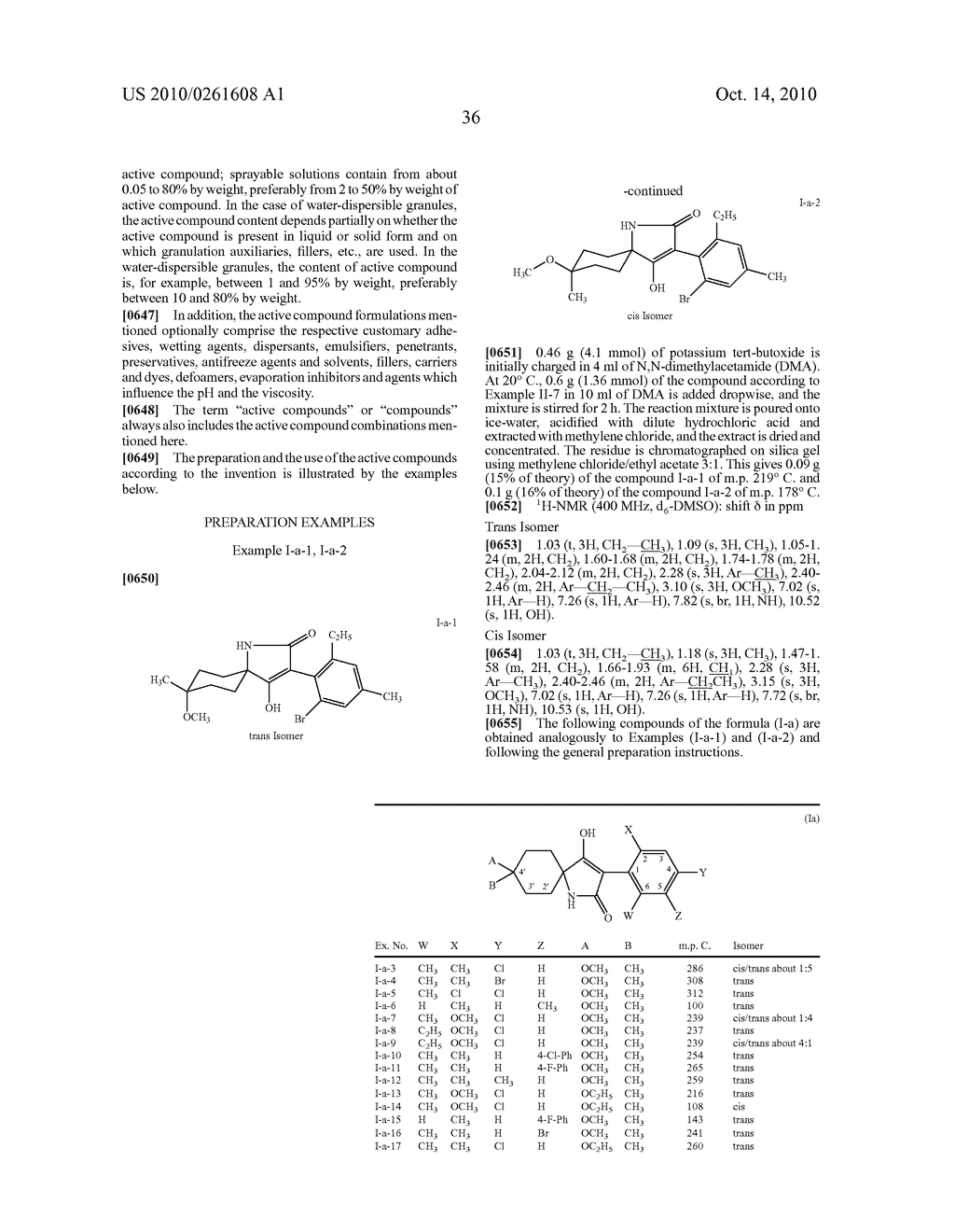 Geminal alkoxy/alkylspirocyclic substituted tetramate derivatives - diagram, schematic, and image 37