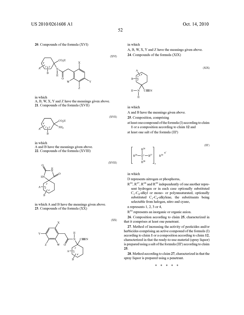 Geminal alkoxy/alkylspirocyclic substituted tetramate derivatives - diagram, schematic, and image 53