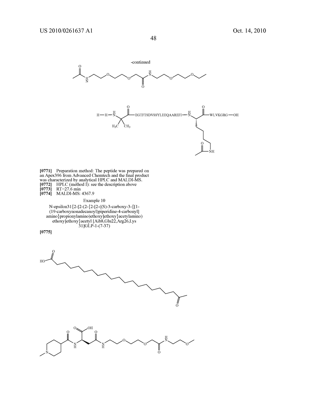 PEPTIDES DERIVATIZED WITH A-B-C-D- AND THEIR THERAPEUTICAL USE - diagram, schematic, and image 49